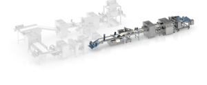 Pastry make up line with croissant module Pastry make up line with croissant module
