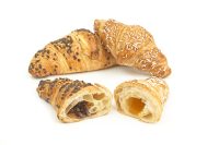 Topped filled Croissant